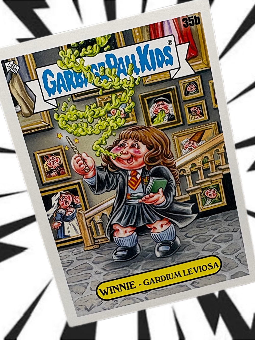 WINNIE - GARDIUM LEVIOSA - 2022 Garbage Pail Kids Sticker Card